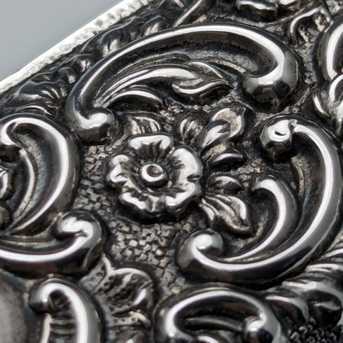 1901年 英国アンティーク 純銀製ボックス 71g George Nathan